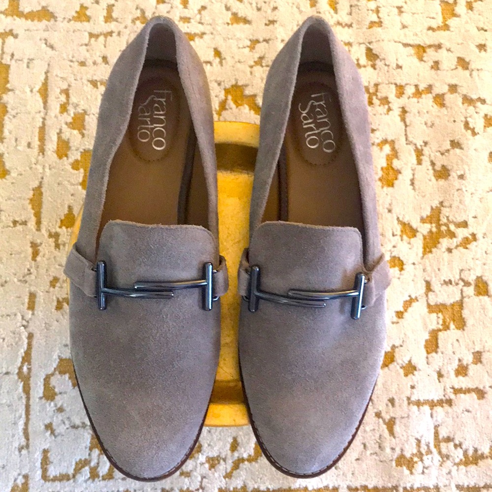FRANCO SARTO Suede Leather Loafers